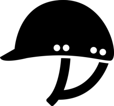 Hat For A Jockey Contour Svg Vector, Free Vectors File